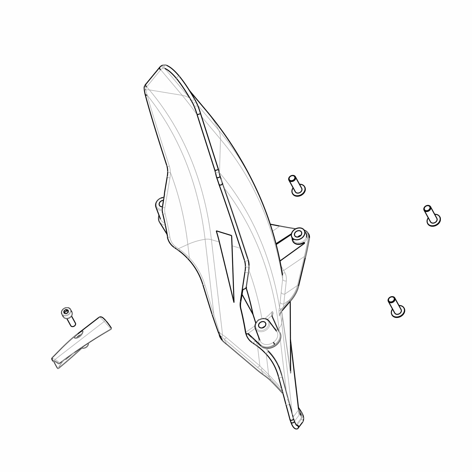 MANITOU Gen 2 Reverse Arch Mudguard