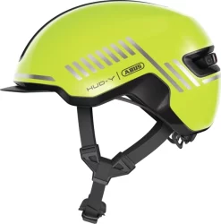 Abus Casque De Velo Urban Avec Lumiere HUD-Y Jaune M