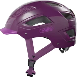 Abus Casque De Velo Urban Avec Lumiere HYBAN 2.0 Violett M