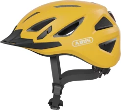 Abus Casque Velo Avec Lumiere URBAN-I 3.0 Jaune L