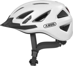 Abus Casque Velo Avec Lumiere URBAN-I 3.0 Blanc S
