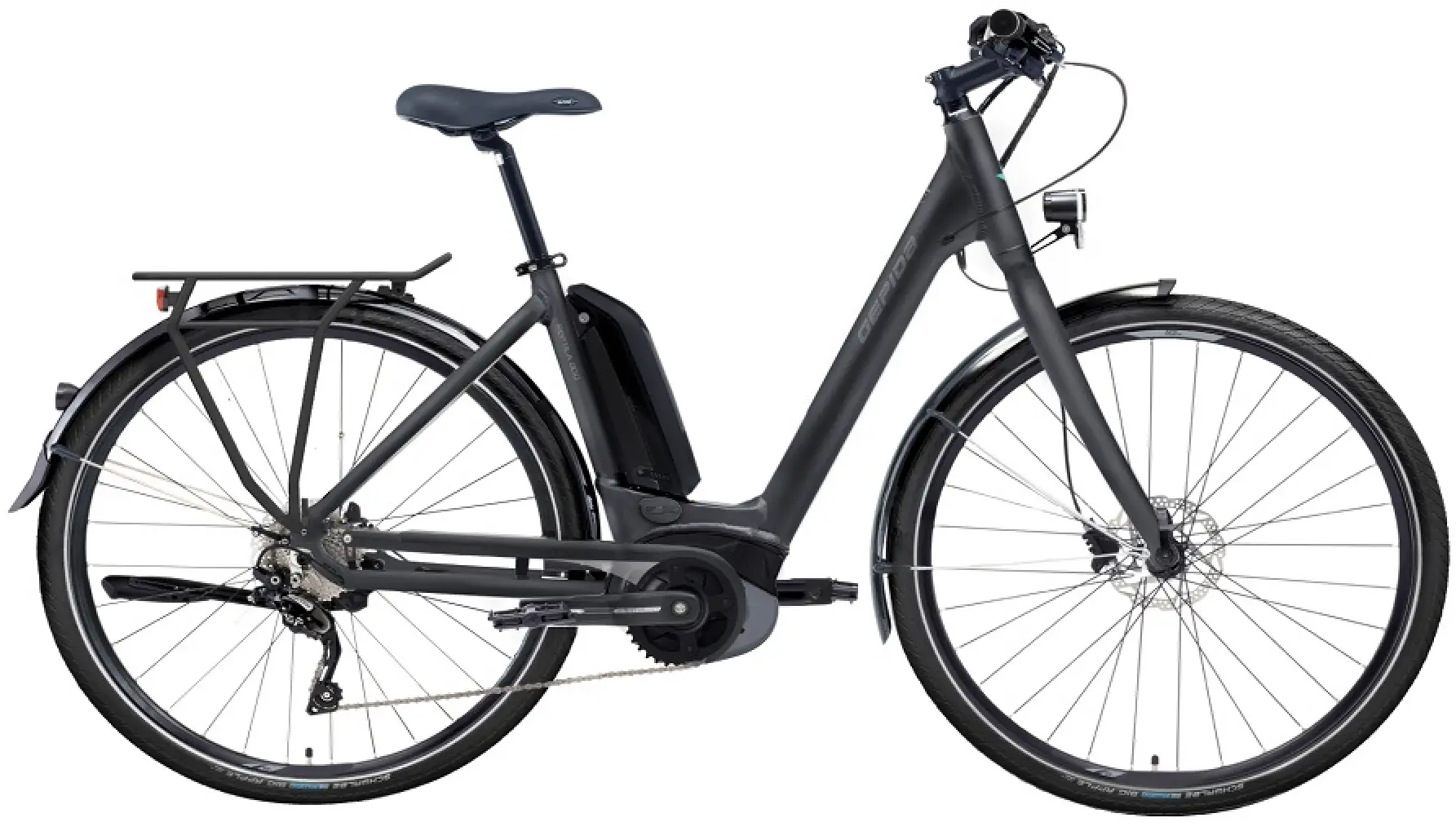 Velo De Ville Electrique Femme Bosch 28 Pouces Cadre Bas Gepida Noir 49cm