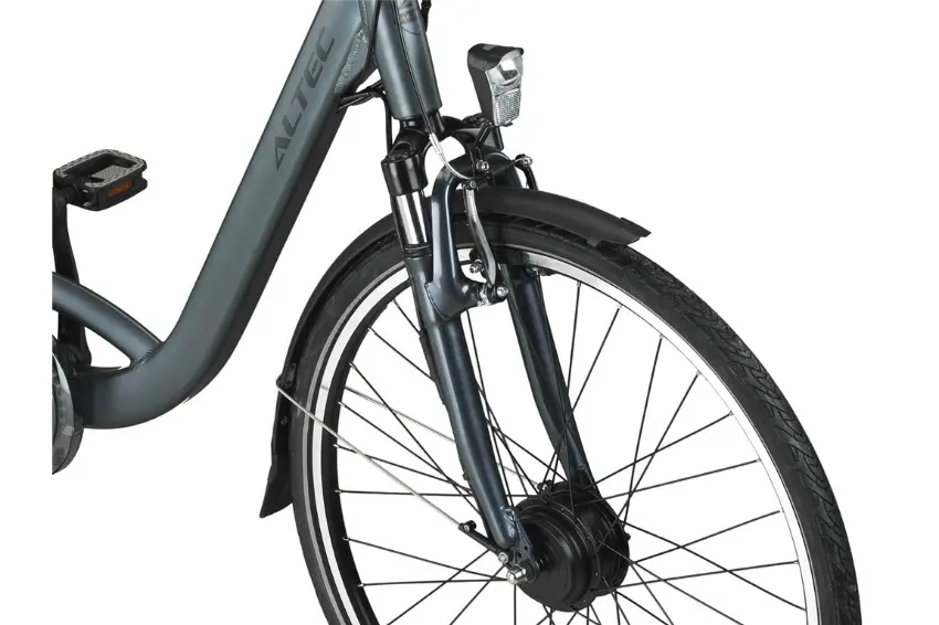 Velo Electrique Femme Hollandais 28 Pouces Altec Diamond Nexus 3 Gris – Image 4