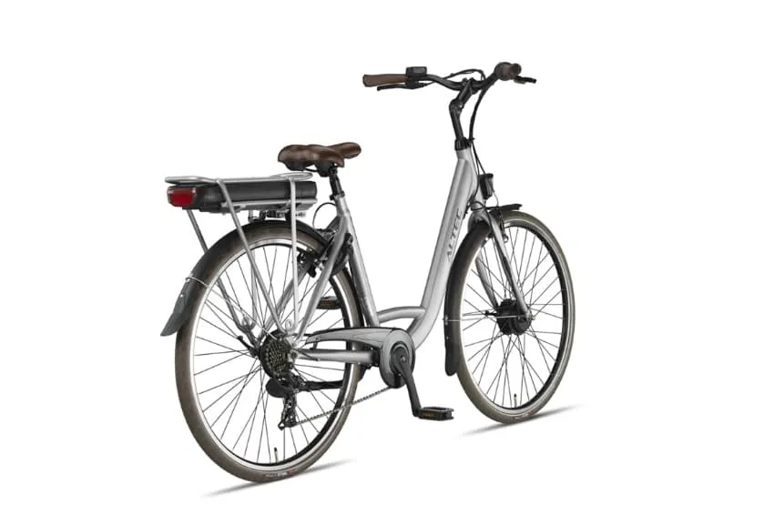 Velo Electrique Femme Hollandais 28 Pouces Altec Explorer Gris – Image 3