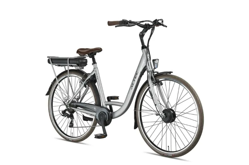 Velo Electrique Femme Hollandais 28 Pouces Altec Explorer Gris – Image 2