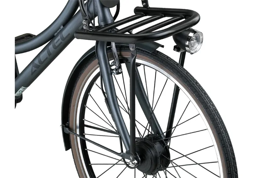 Velo Electrique Femme Hollandais 28 Pouces Altec Kratos Plus Gris – Image 5