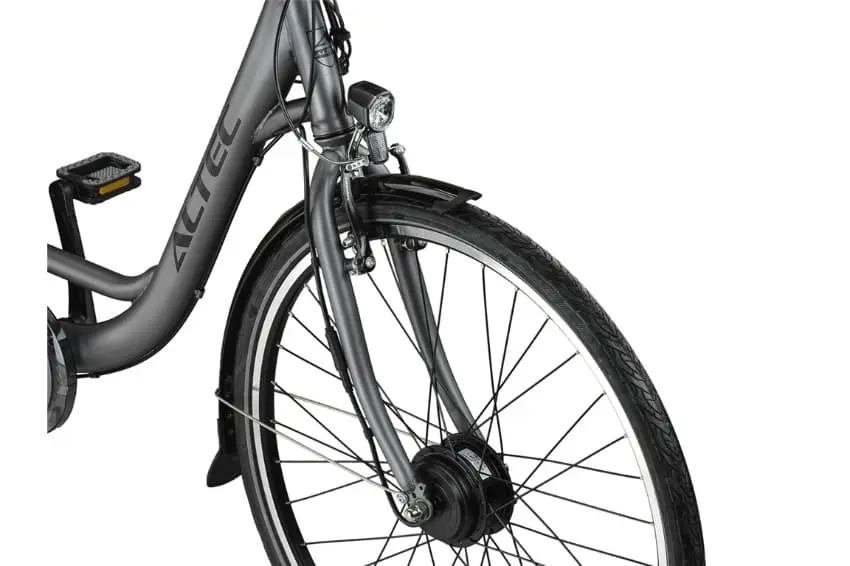 Velo Electrique Femme Hollandais 28 Pouces Altec Sapphire Nexus 7 Gris – Image 4