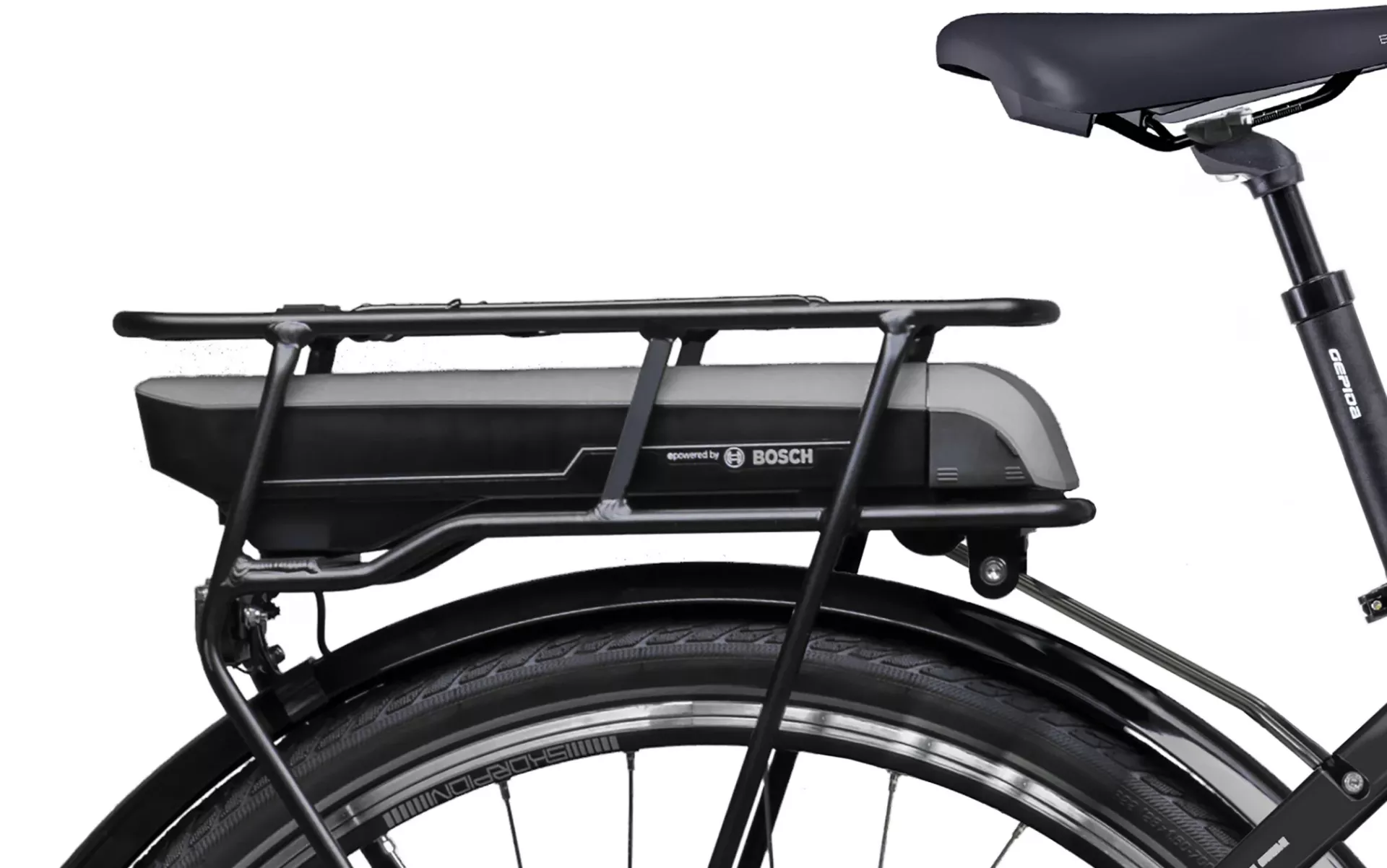 Gepida Velo De Ville Electrique Femme Retropedalage Bosch 28 Pouces Rouge 49cm – Image 3