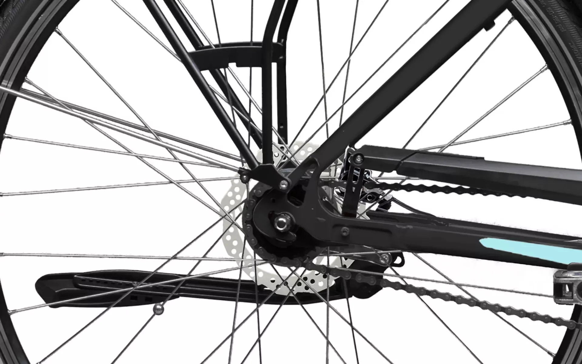 Gepida Velo De Ville Electrique Femme Retropedalage Bosch 28 Pouces Rouge 49cm – Image 4