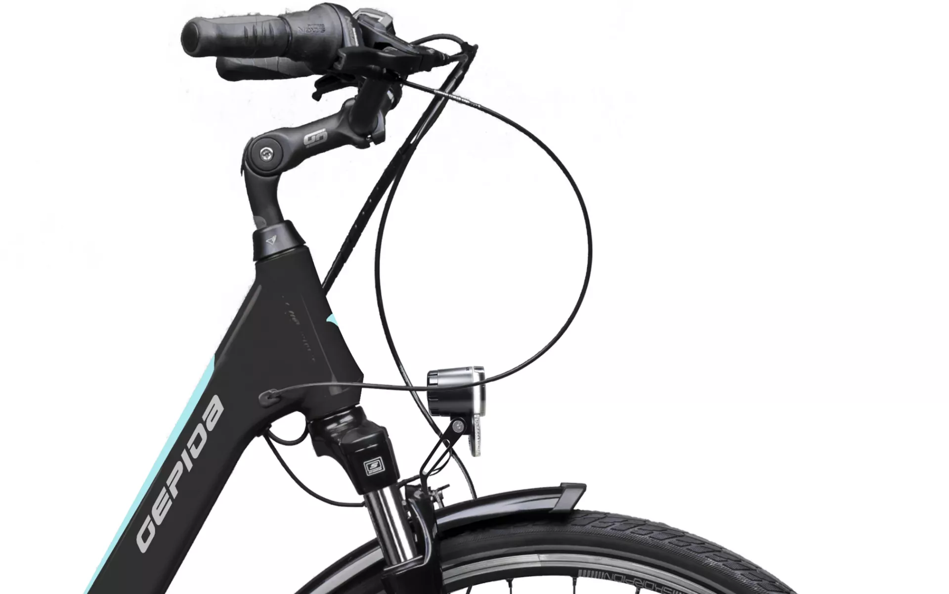 Gepida Velo De Ville Electrique Femme Retropedalage Bosch 28 Pouces Rouge 49cm – Image 2