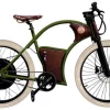 Speed Bike Velo Beach Cruiser Electrique 26 Pouces Rayvolt Torino Vert 1000Wh 45km/h