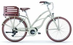 MBM Beach Cruiser Electrique Femme Beach Bike 26 Pouces Maui Blanc