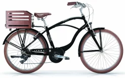 MBM Beach Cruiser Electrique Homme Beach Bike 26 Pouces Maui Noir