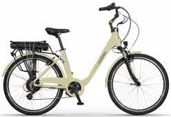 Ecobike Velo De Ville Electrique Femme 26 Pouces Or 522Wh