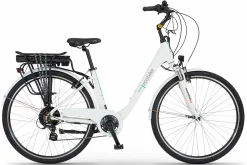 Ecobike Velo De Ville Electrique Femme 28 Pouces Blanc 522Wh