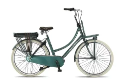 Altec Velo Electrique Femme Hollandais 28 Pouces Moteur Pedalier Troja N7 Vert