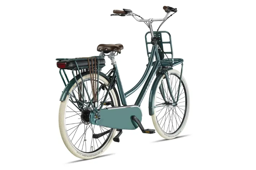 Altec Velo Electrique Femme Hollandais 28 Pouces Moteur Pedalier Troja N7 Vert – Image 2
