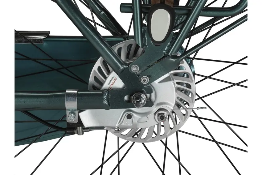 Altec Velo Electrique Femme Hollandais 28 Pouces Moteur Pedalier Troja N7 Vert – Image 3