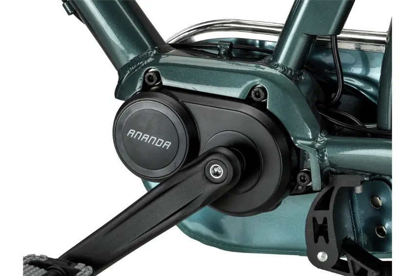 Altec Velo Electrique Femme Hollandais 28 Pouces Moteur Pedalier Troja N7 Vert – Image 4