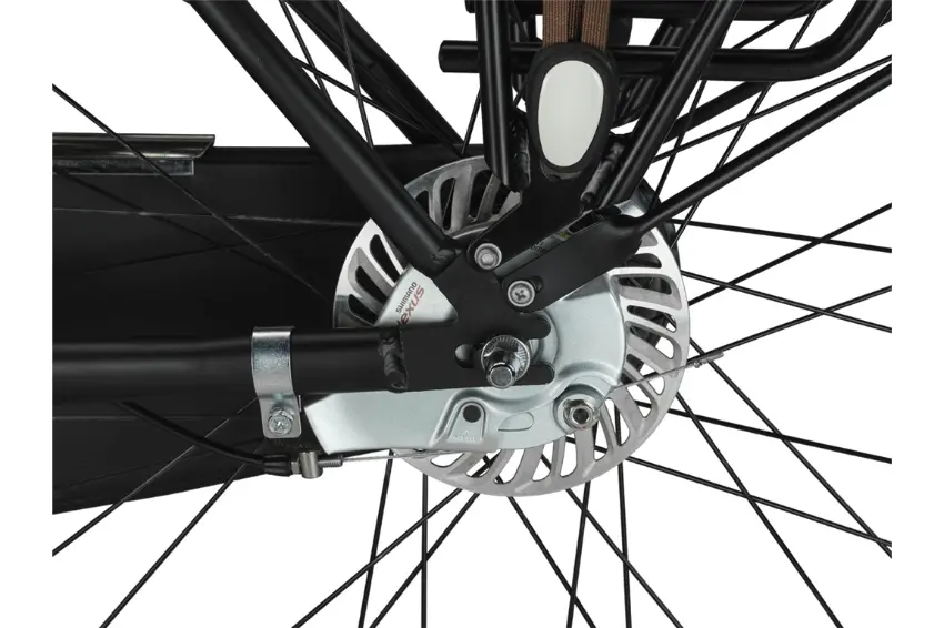 Altec Velo Electrique Femme Hollandais 28 Pouces Moteur Pedalier Troja N7 Noir – Image 6