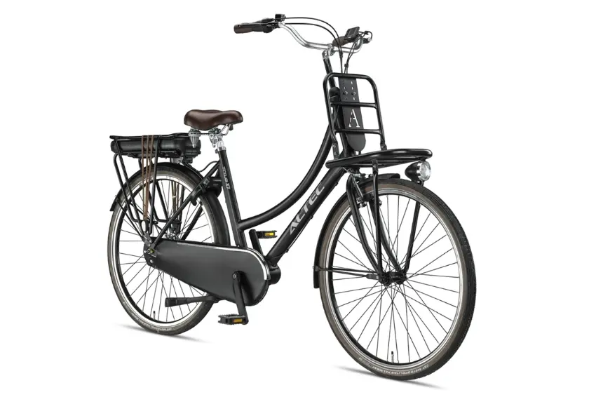 Altec Velo Electrique Femme Hollandais 28 Pouces Moteur Pedalier Troja N7 Noir – Image 2