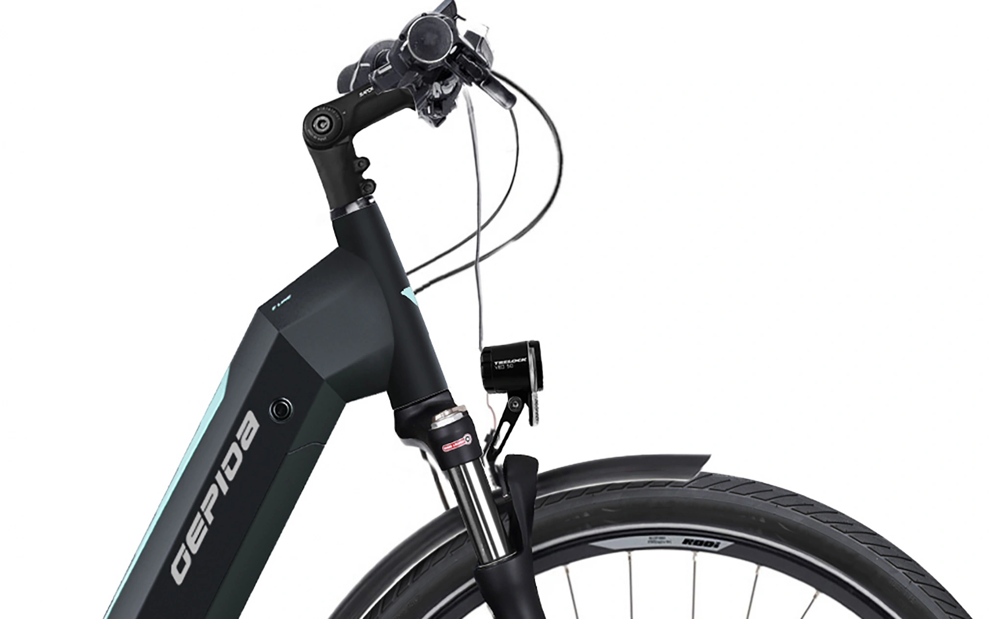 Gepida VTC Electrique Femme Moteur Bosch A Courroie 28 Pouces Noir 750-57 – Image 2