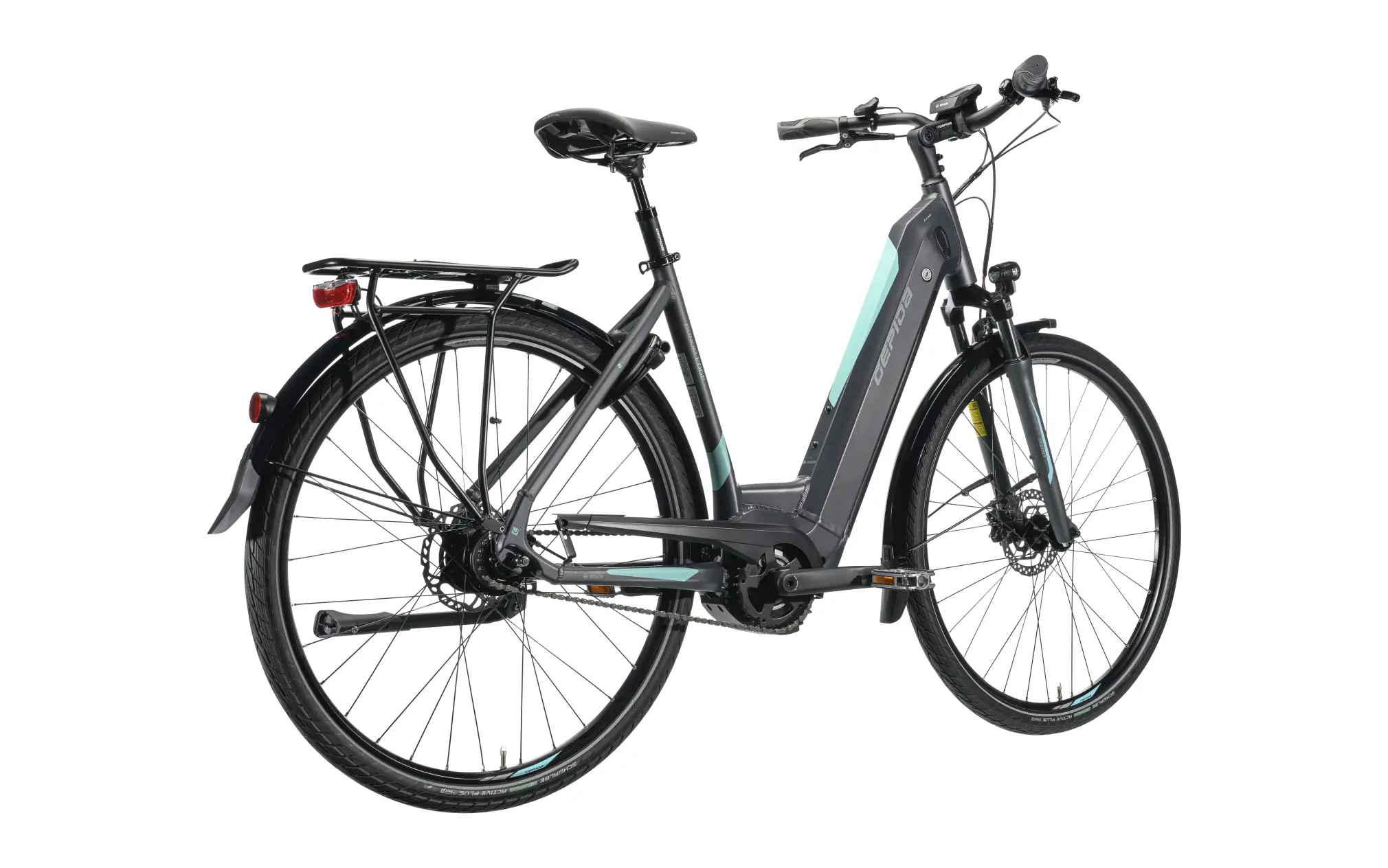 VTC Electrique Femme Moteur Bosch 28 Pouces Gepida Blanc 625-57 – Image 2