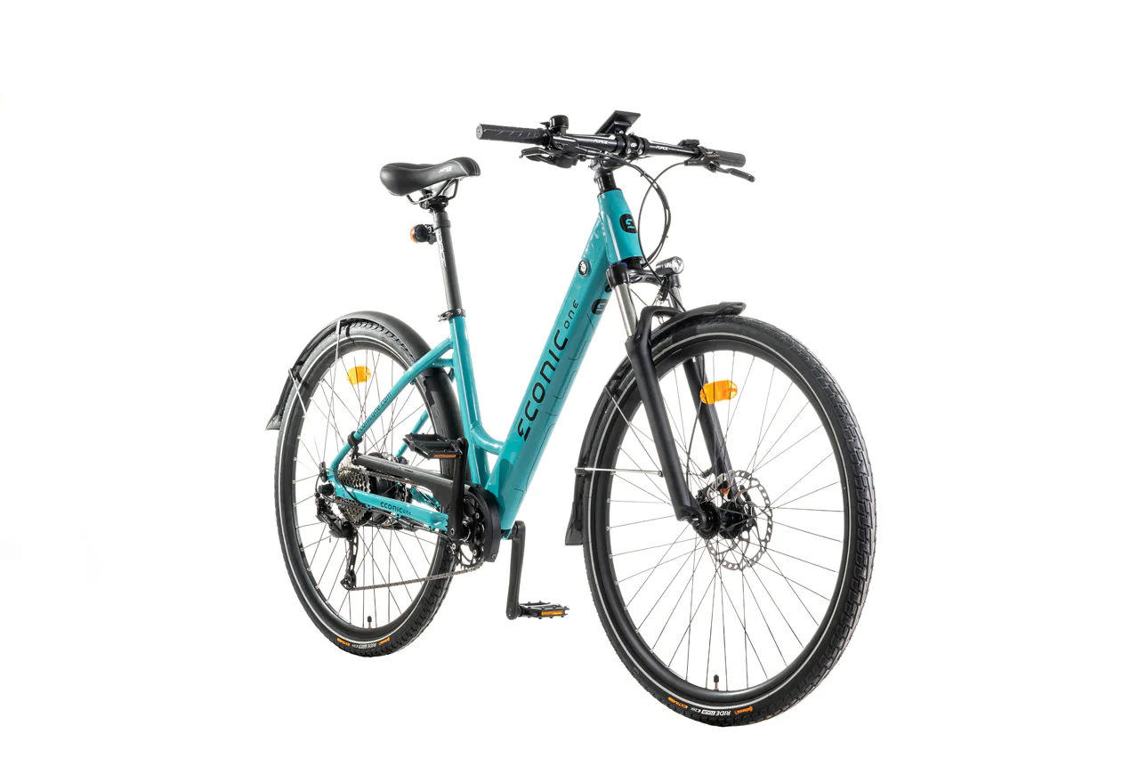 VTC Electrique Femme 28 Pouces Econic One Comfort L 48cm Turquoise – Image 2