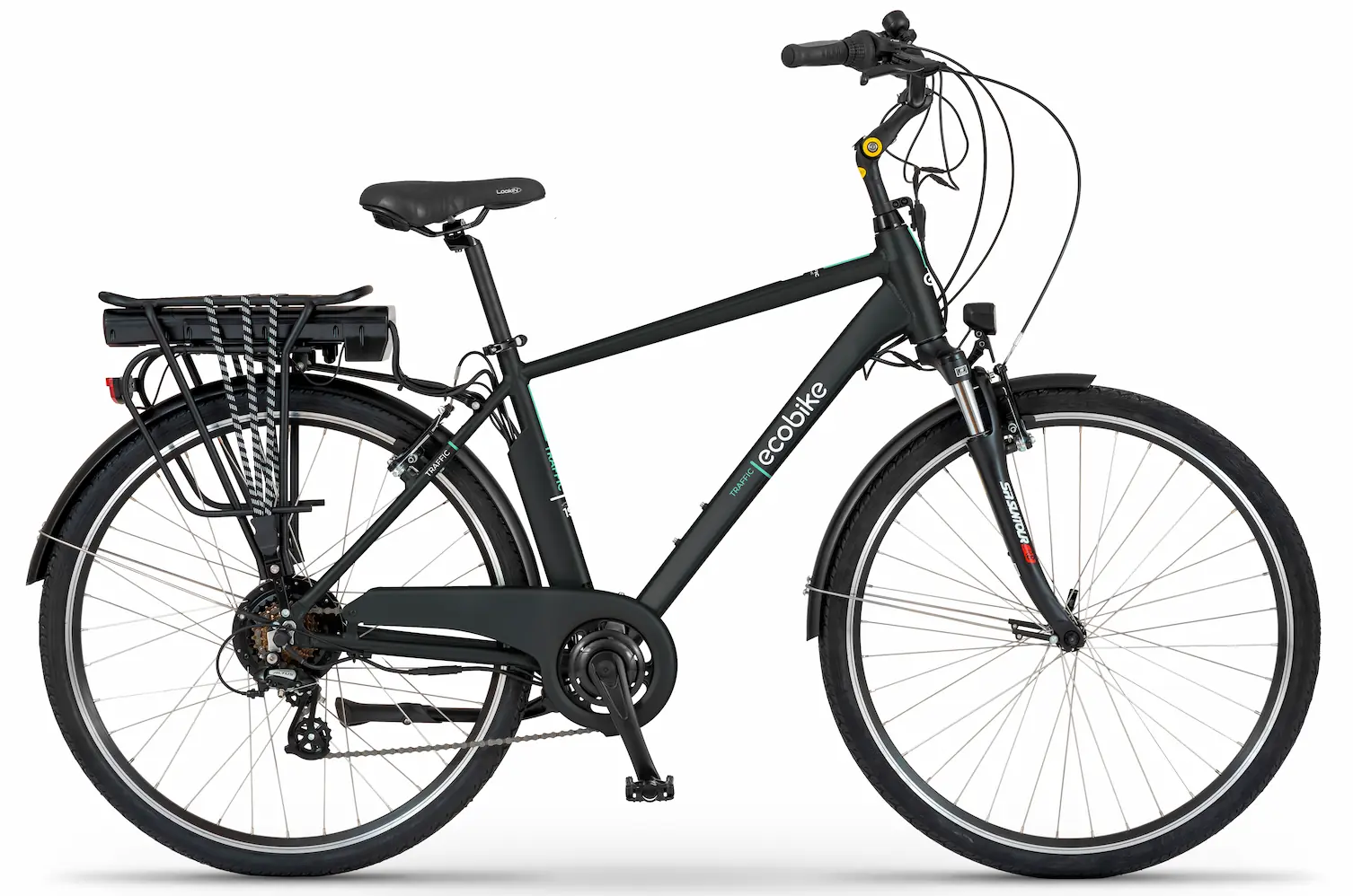 Ecobike Velo Hollandais Electrique Homme 28 Pouces Retro 35km/h Noir 630Wh