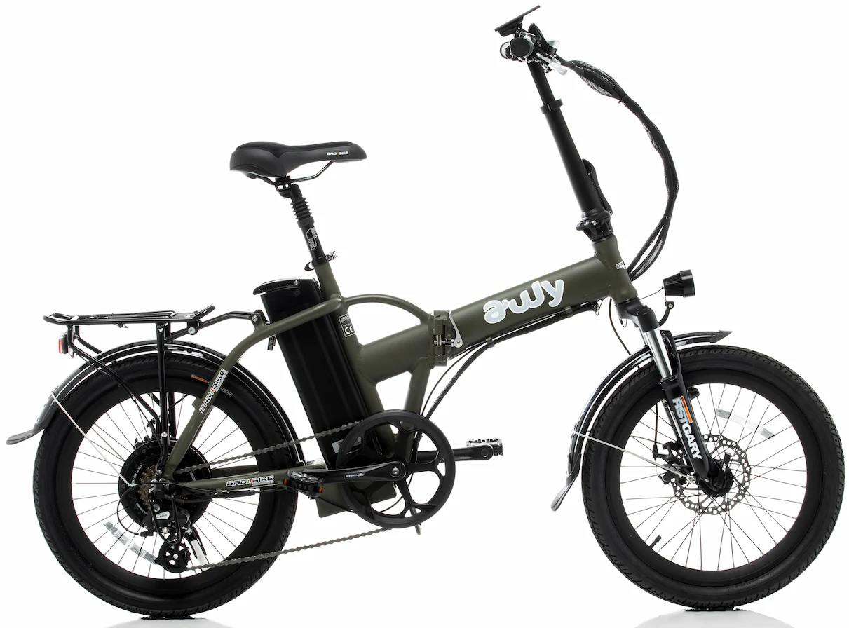 Bad Bike Velo Electrique Pliant 20 Pouces AWY 250W Vert