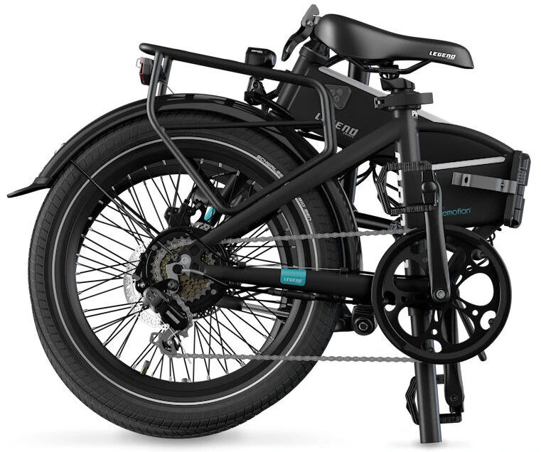 Velo Electrique Pliant 20 Pouces Smart Legend Monza 14ah Noir – Image 2