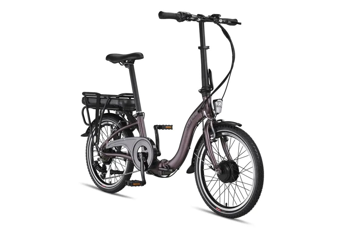 Velo Electrique Pliant 20 Pouces Cadre Bas Altec Comfort 518Wh Cuivre – Image 2