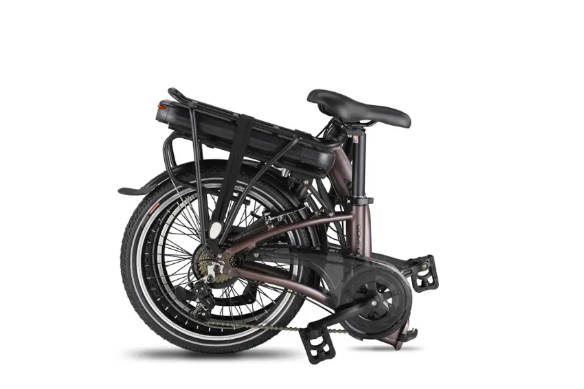 Velo Electrique Pliant 20 Pouces Cadre Bas Altec Comfort 518Wh Cuivre – Image 6