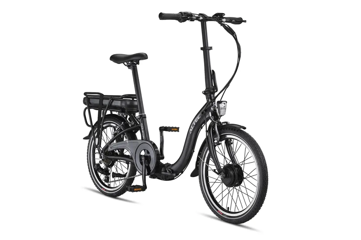 Velo Electrique Pliant 20 Pouces Cadre Bas Altec Comfort 518Wh Noir – Image 2