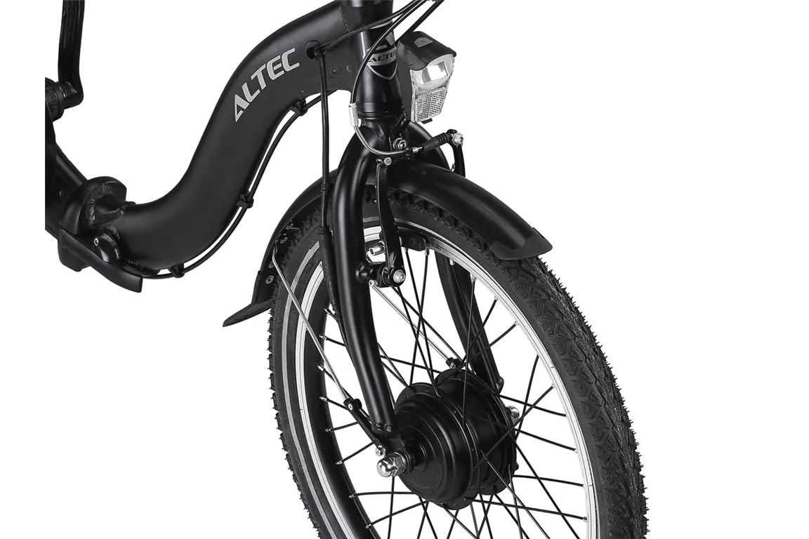 Velo Electrique Pliant 20 Pouces Cadre Bas Altec Comfort 518Wh Noir – Image 4