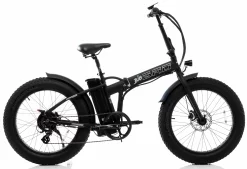 Bad Bike Fat Bike Electrique Velo Pliant 24 Pouces BIG BAD 250W Noir