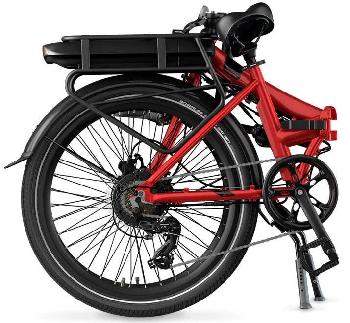 Velo Electrique Pliant 24 Pouces Smart Legend Siena Rouge – Image 2