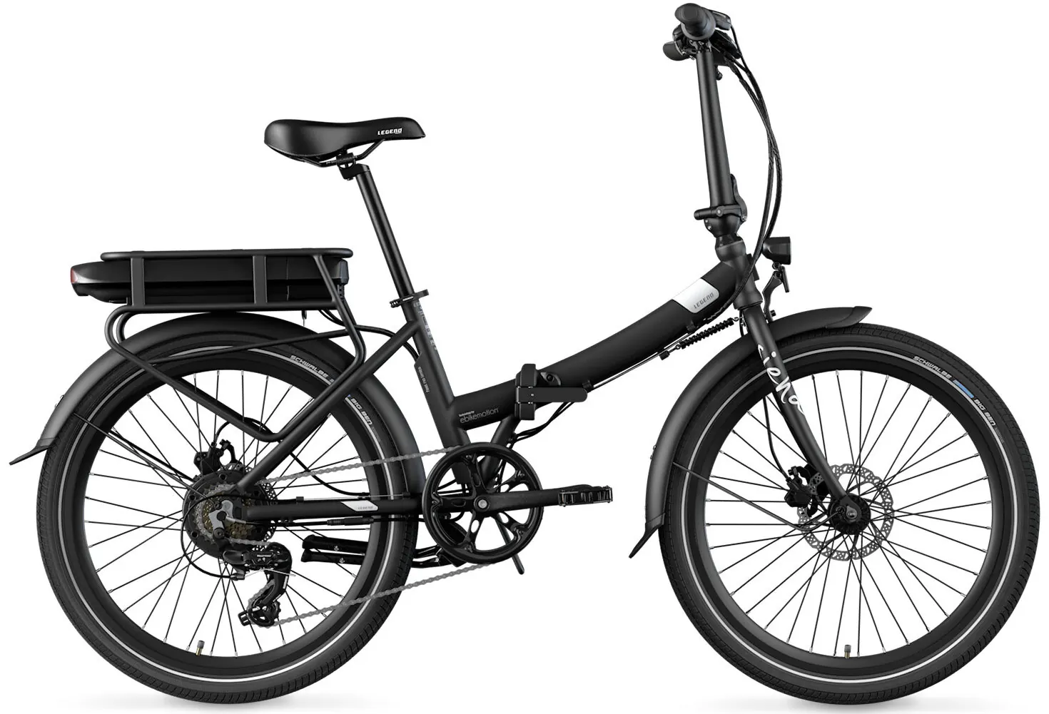 Velo Electrique Pliant 24 Pouces Smart Legend Siena Noir