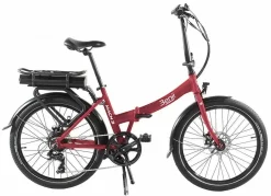 Velo Electrique Pliant 24 Pouces Smart Mach Benji Rouge 468Wh