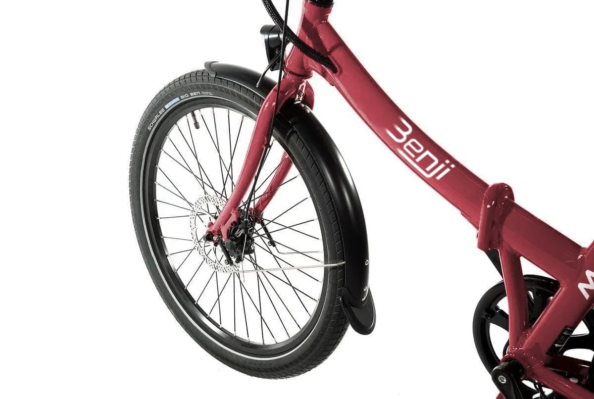 Velo Electrique Pliant 24 Pouces Smart Mach Benji Rouge 468Wh – Image 2