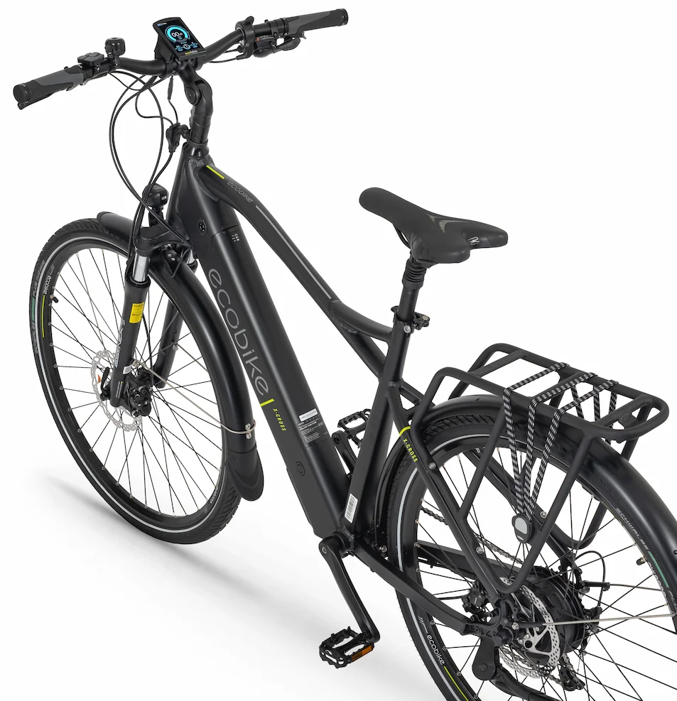 Speed Bike VTC Electrique Homme 28 Pouces Ecobike X-cross Noir 468Wh – Image 4