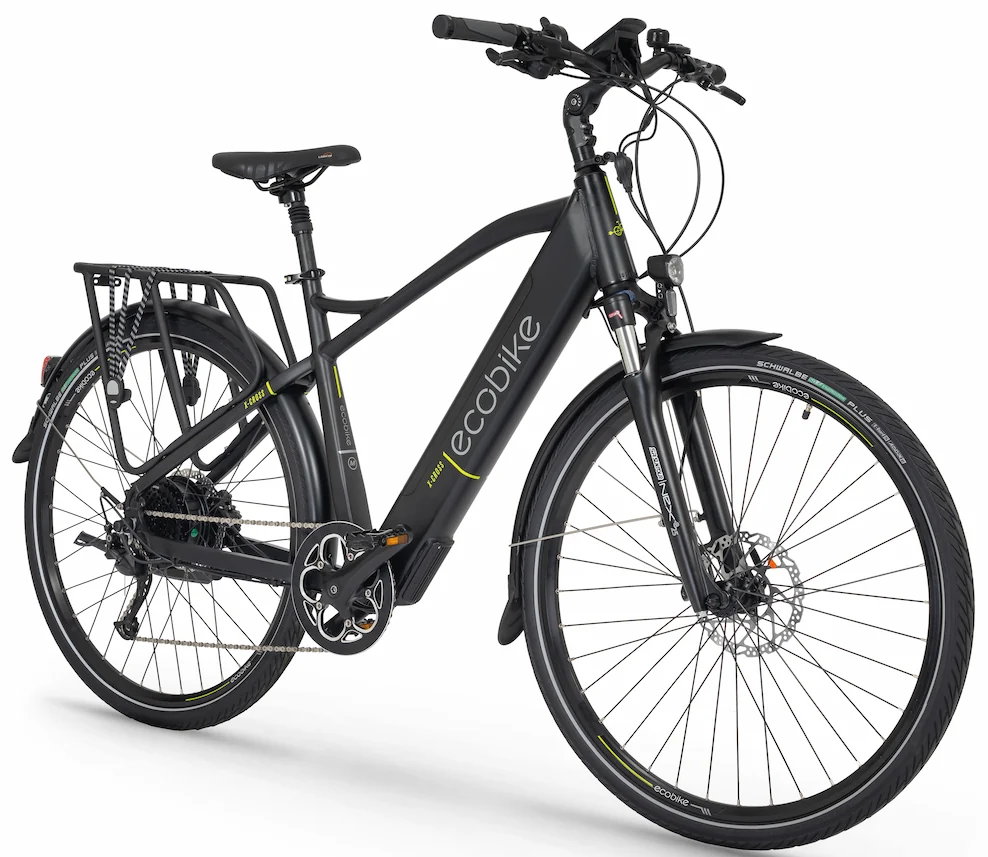 Speed Bike VTC Electrique Homme 28 Pouces Ecobike X-cross Noir 468Wh – Image 2