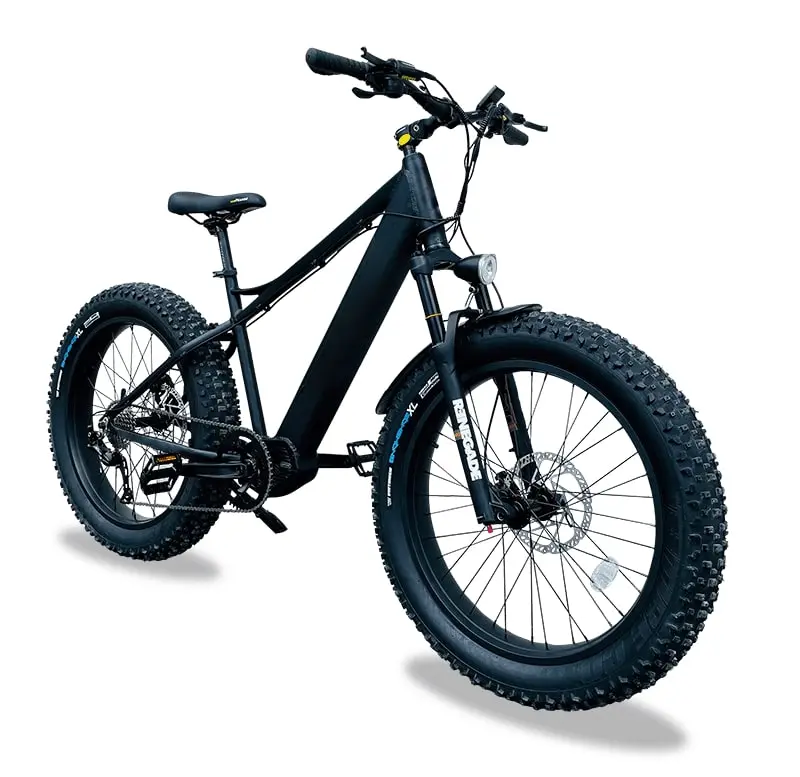 VTT Fatbike Electrique Speed Bike 45km/h Moteur Pedalier Mach Jenny Noir – Image 2