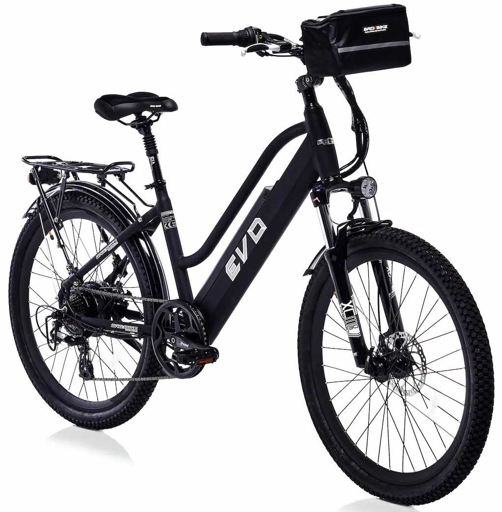 Bad Bike VTC Electrique Femme 26 Pouces EVO 250W Noir – Image 4