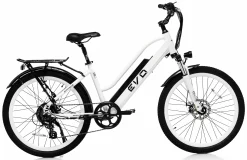 Bad Bike VTC Electrique Femme 26 Pouces EVO 250W Blanc