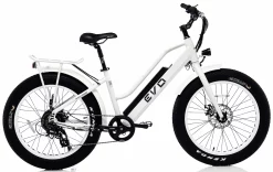 Fat Bike Electrique Femme 24 Pouces Bad Bike EVO 250W Blanc