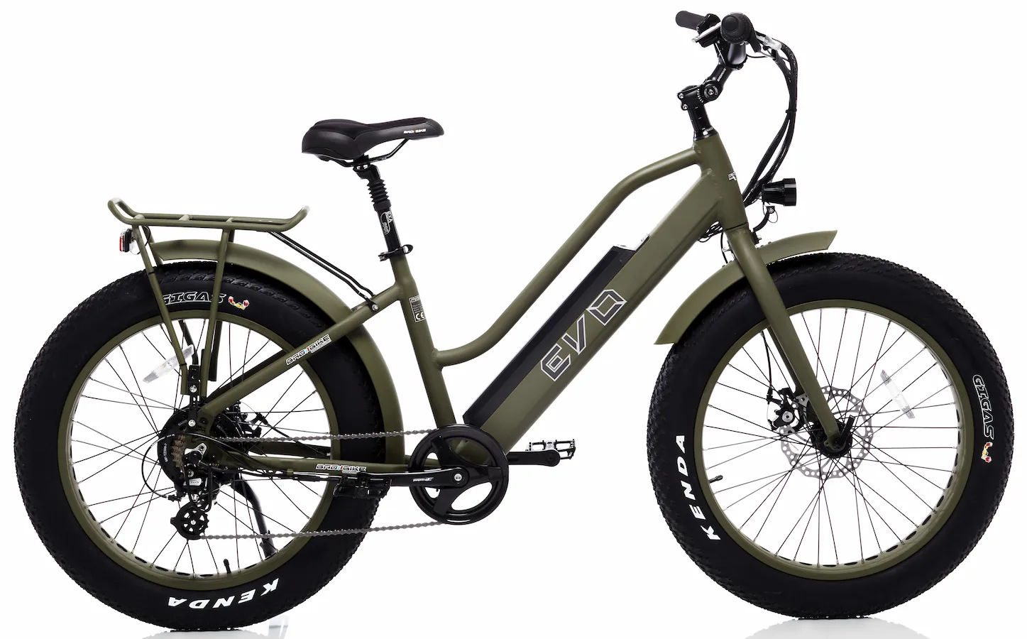 Fat Bike Electrique Femme 24 Pouces Bad Bike EVO 250W Vert