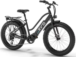 Bad Bike Fat Bike Electrique Femme Moteur Pedalier 24 Pouces Polini 250W Noir
