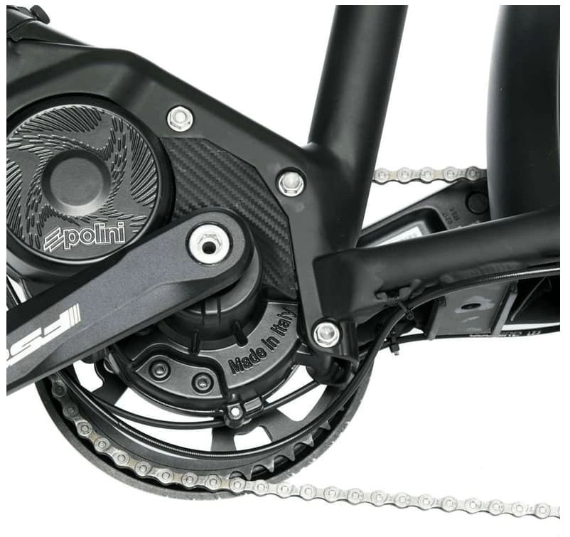 Bad Bike Fat Bike Electrique Femme Moteur Pedalier 24 Pouces Polini 250W Blanc – Image 5