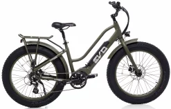 Bad Bike Fat Bike Electrique Femme Moteur Pedalier 24 Pouces Polini 250W Vert